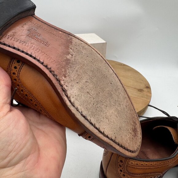 Allen Edmonds Strand Cap-toe Oxford Dress Shoe with Combination Tap Sole men’s s - Picture 15 of 16